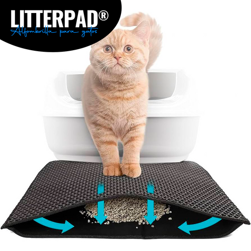 LITTERPAD® Alfombrilla Para Residuos de Gato